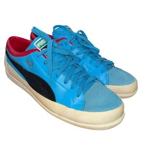 Puma Petty Racing Mens 11.5 Pre-Owned Sneakers Suede/Leather Shoes Blue Low Top